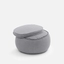 Wing Ottoman Keystone Gray Grå