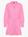 Vero Moda Lina Long Sleeve Short Dress Rosa XXL