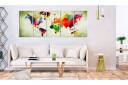 Bilde Colourful Continents 200x80 Artgeist sp. z o. o.