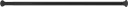 Habo Dusjforhengstang 75-220cm Svart
