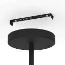 Altamira Taklampe Sort/messing 4X4,6W GU10 LED