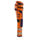 Blakläder 199716425389C62 Arbeidsbukse Varslingoransje Marinebla C62
