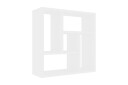Vegghylle hvit 45,1x16x45,1 cm sponplate  