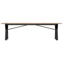  Salongbord Y-ramme 160x40x45 cm heltre furu og støpejern 3282712