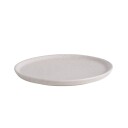 Porsgrunds Porselænsfabrik Natur Asjett m/kant 21cm Lys Granitt
