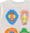 Stella McCartney Kids T skjorte   Hvit m. Aper   Stella McCartney Kids   8 år 128   T skjorte