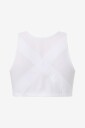 Miss Mary of Sweden   Cotton X Back rynket foran for bedre passform   Hvit