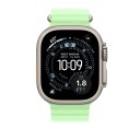 Apple 49/46 mm Neon Green Ocean Band Extension   Natural Titanium Finish
