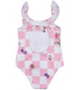 Versace Badedrakt   Tutu Rosa/Hvit Rutet m. Blomster   Versace   14 år 164   Badetøy