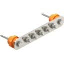 Obo Bettermann 5015854 Skinne med isolert avstand for veggmontering 246 mm rustfritt stål Jording & lynavledere