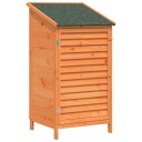 vidaXL Hagehus Brun 59,5 x 56 x 113,5 cm Massiv Furu Tre
