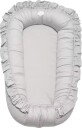 Mini Dreams Cozy Babynest Volang Lysegrå