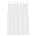  Gardiner med gardiner 2 pcs Hvit Polyester