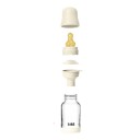 BIBS Boheme Glassflaske 120 ml Med Latex og Slow Flow Ivory