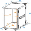 Roadinger Rack Profi 18u 45cm With Wheels