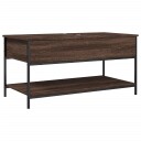 Salongbord brun eik 100x50x50 cm konstruert tre og metall 8721012478893