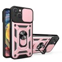 Hurtel Hybrid Armor Camshield Iphone 14 Plus-Deksel Pansret Deksel Med Kameradeksel Rosa