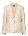 Lauren Ralph Lauren Linen-Blend Twill Blazer - Cream - 32
