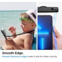 Spigen A601 Vanntett Mobildeksel 2-pk - Svart / Gjennomsiktig