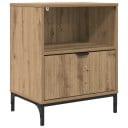  Nattbord med skuff artisan eik 49 x 36 x 61 cm Konstruert tre