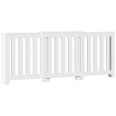Radiatordeksel hvit 205x21,5x83,5 cm konstruert tre