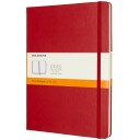 Moleskine Classic Hard Cover Notebook XL Red Ruled