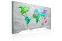 Tavle World Map: Green Paradise 60X40 Artgeist sp. z o. o.
