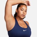 Nike Swoosh Medium Support Padded Sports Bra Midnight Navy/White XL