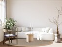 Runde tepper sisal   Agave lett taupe Størrelse: Ø 200 cm