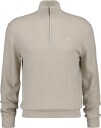 Gant Herringbone Texture Half Zip   CLAY BEIGE   XL
