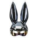 Partydeco Halvmaske Kanin Iridescent One size MAS21-010
