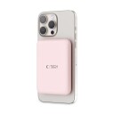 Tech-Protect 5000 mAh MagSafe Trådløs Powerbank - Rosa