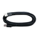 ELETRA USB 2.0 AM - BM 3M KABEL, SVART