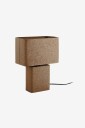 Leitmotiv   Bordlampe Boaz Recto   Brun