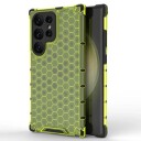 INCOVER Samsung Galaxy S24 Ultra Hybrid Deksel - Honeycomb Grønn