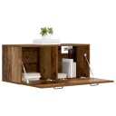vidaXL Veggskap Veggmontert Gammelt tre 80 x 36,5 x 35 cm