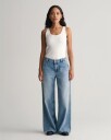 Ribbestrikket tanktop WHITE M