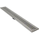 ACO 685 mm takrennebeslag med flaggrist, frittstående stainless steel