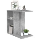 vidaXL Sidebord betonggrå 50x30x50 cm sponplate