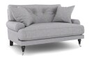 Andrew Loveseat   Lysegrå/Krom