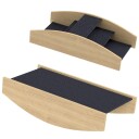 2 i 1 hunderocker hundeagilityrocker laget av tre hundeagilityrampe for små mellomstore hunder under 15 kg for balanse selv