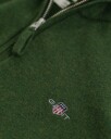 Gant Lammeullsgenser med half zip MOSS GREEN XXL