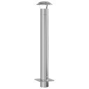  Pipeforlengelse Solv 25 X 25 X 132 Cm Rustfritt Stal