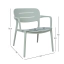 Chair HOME4YOU - Grønnaktig grå