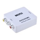 Estore AV Til 1080p HDMI Adapter 3x RCA NTSC / PAL Kompatibel
