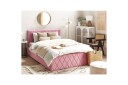 Seng med oppbevaring Rochefort   Rosa 140x200 cm