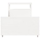  Sengeramme uten madrass hvit 90x190 cm heltre furu 8721102977374