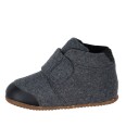 Woden Tøfler Kim Filt Dark Grey Melange 22 Babysko Grå