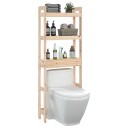 vidaXL Baderomshylle 63x26x171 cm heltre furu