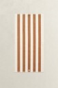 Gant Stripe Towel 70X140   Beige   ONE SIZE